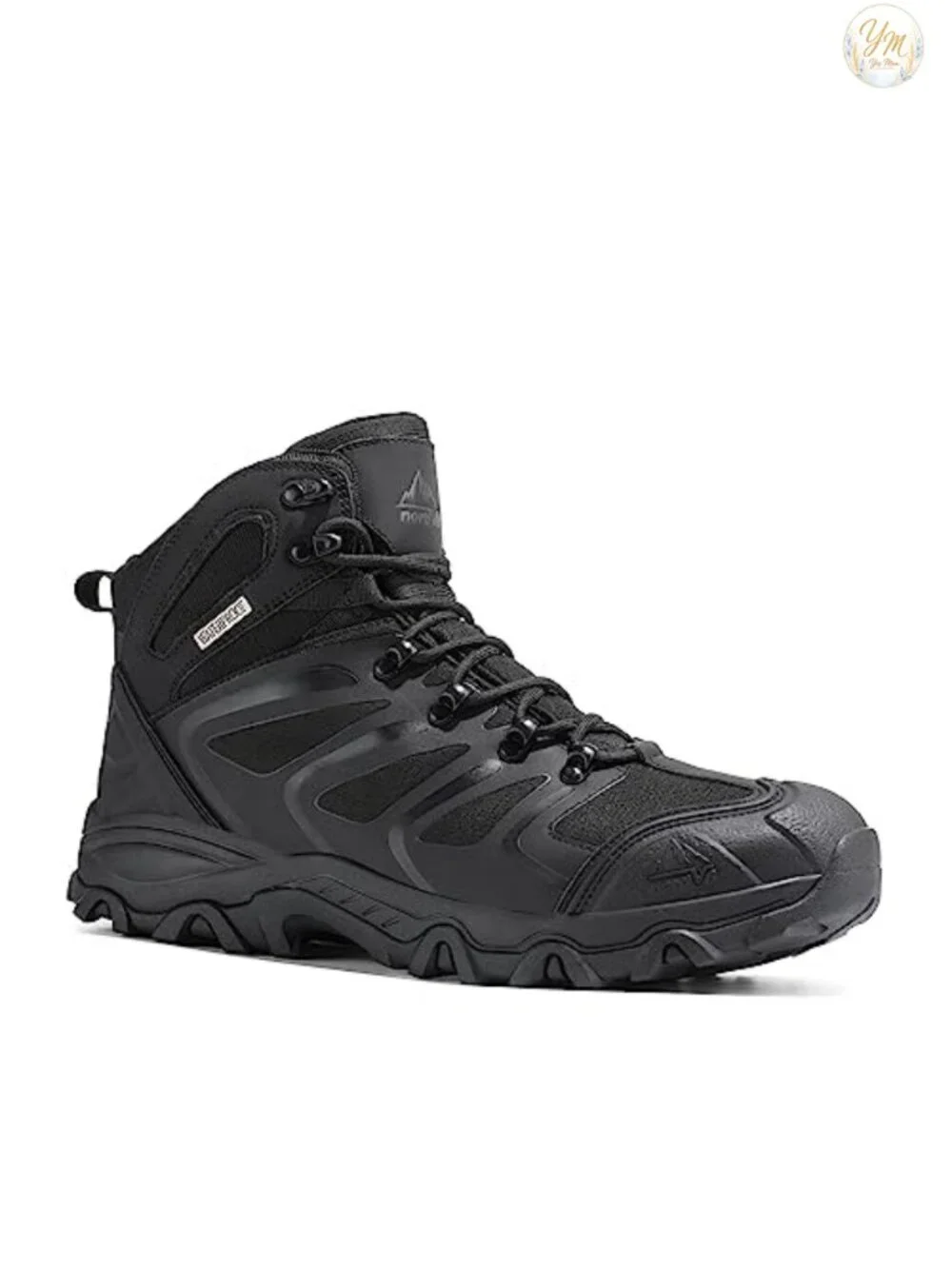 Waterproof Hiking Boots Lightweight Ankle High Lace-Up Outdoor Trekking